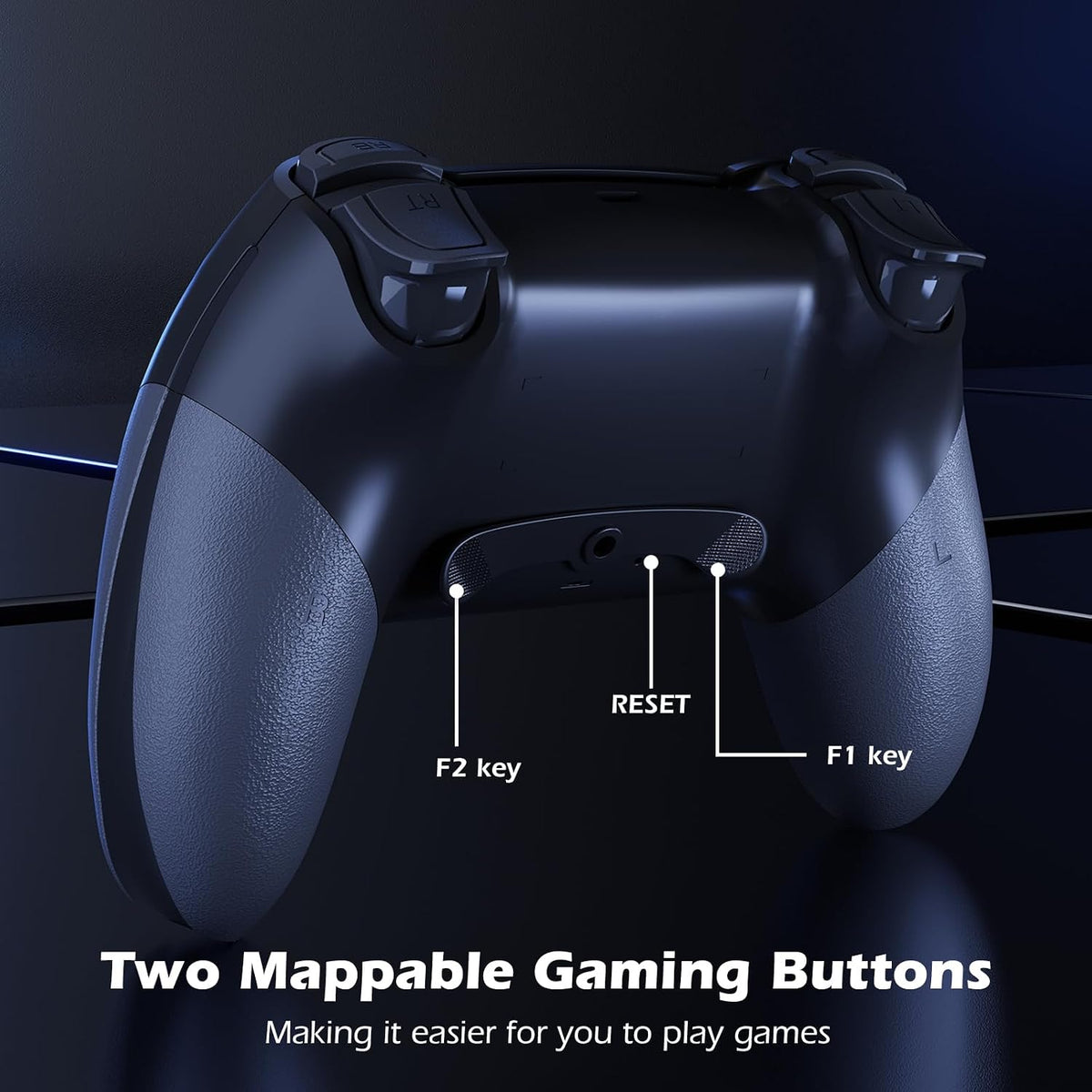 LATEC Controller für PS4, Wireless Controller für PS-4/Pro/Slim,Doppelter Vibration, Turbo