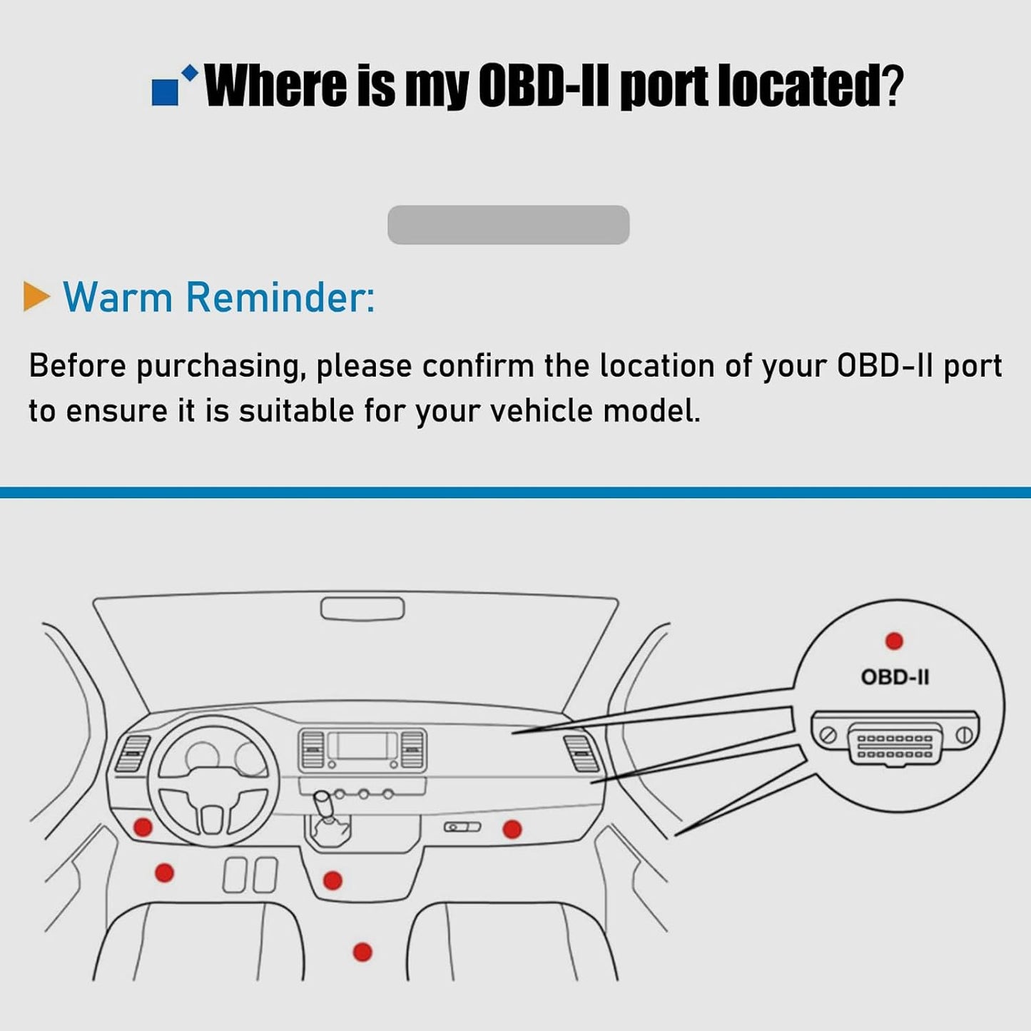 Launch Creader 300 OBD2 Scanner Diagnosegerät für Motorfehlercodes. 1.7"