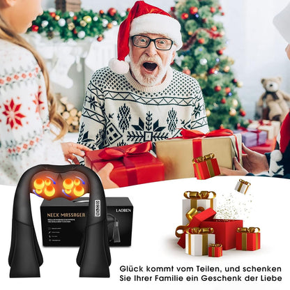 LAOBEN Nacken, Schulter und Rückenmassagegerät mit konstanter Heizfunktion Massagerollen