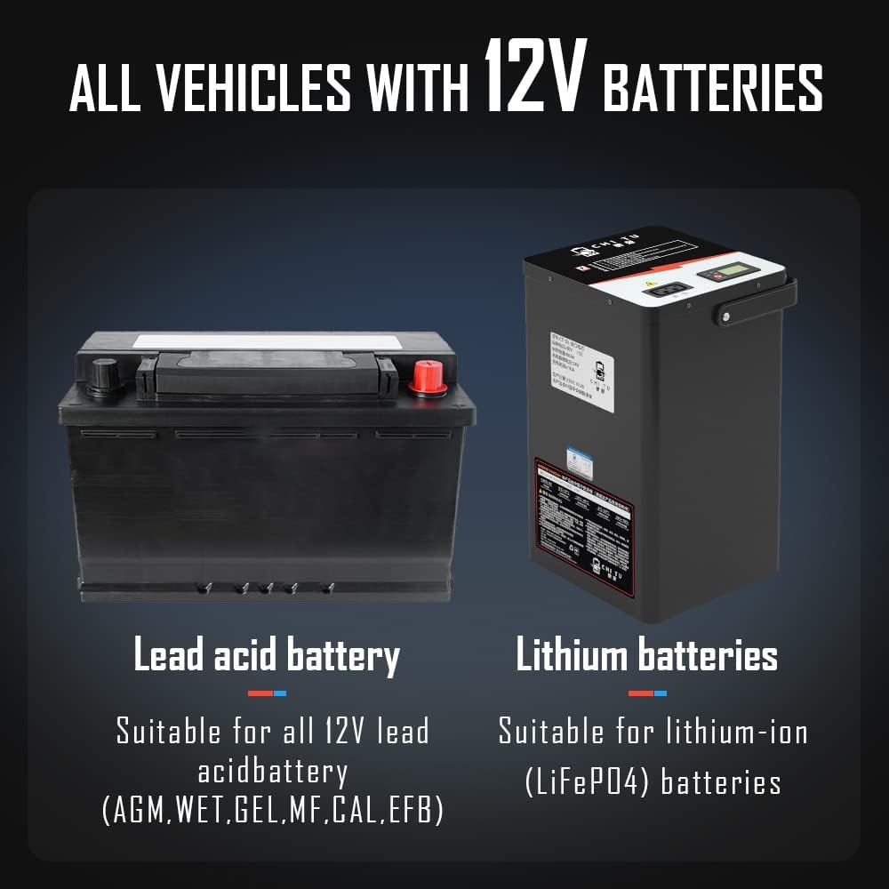 Testeur et chargeur de batterie de voiture LANCOL 12 V, testeur de charge de batterie 100-3000 CCA