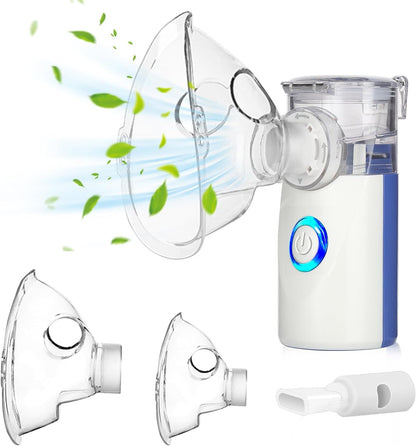 LIFOCI Inhaliergerät Tragbar mit Mundstück und 2 Maske USB