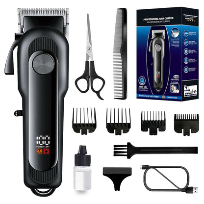 Machine de coupe de cheveux pour cheveux, sèche-cheveux, avec écran LCD, coupe, USB, sèche-cheveux électrique, pour le soin des cheveux et sèche-cheveux