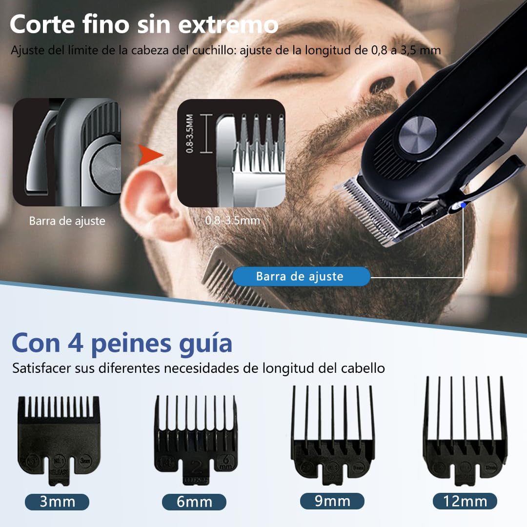 Machine de coupe de cheveux pour cheveux, sèche-cheveux, avec écran LCD, coupe, USB, sèche-cheveux électrique, pour le soin des cheveux et sèche-cheveux