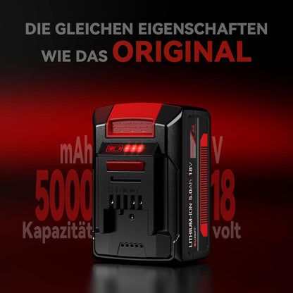 2-Pack Longfit Ersatzakku für Einhell Akku 18V PXC-Twinpack 5,0 Ah