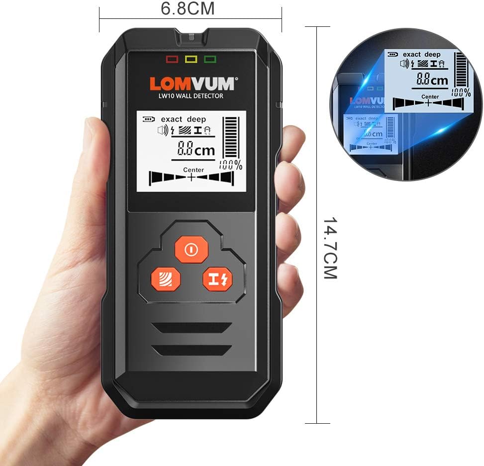 Lomvum LW10 Stud Finder Wand Scanner Leitungsfinder Kabeldetektor
