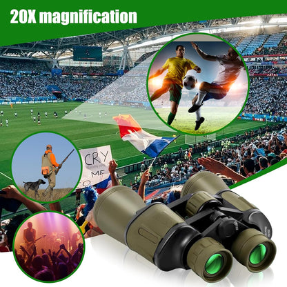 Lupxiu Fernglas für Erwachsene 20x50 mit Smartphone Adapte HD Fer-nglas mit FMC Objektiv