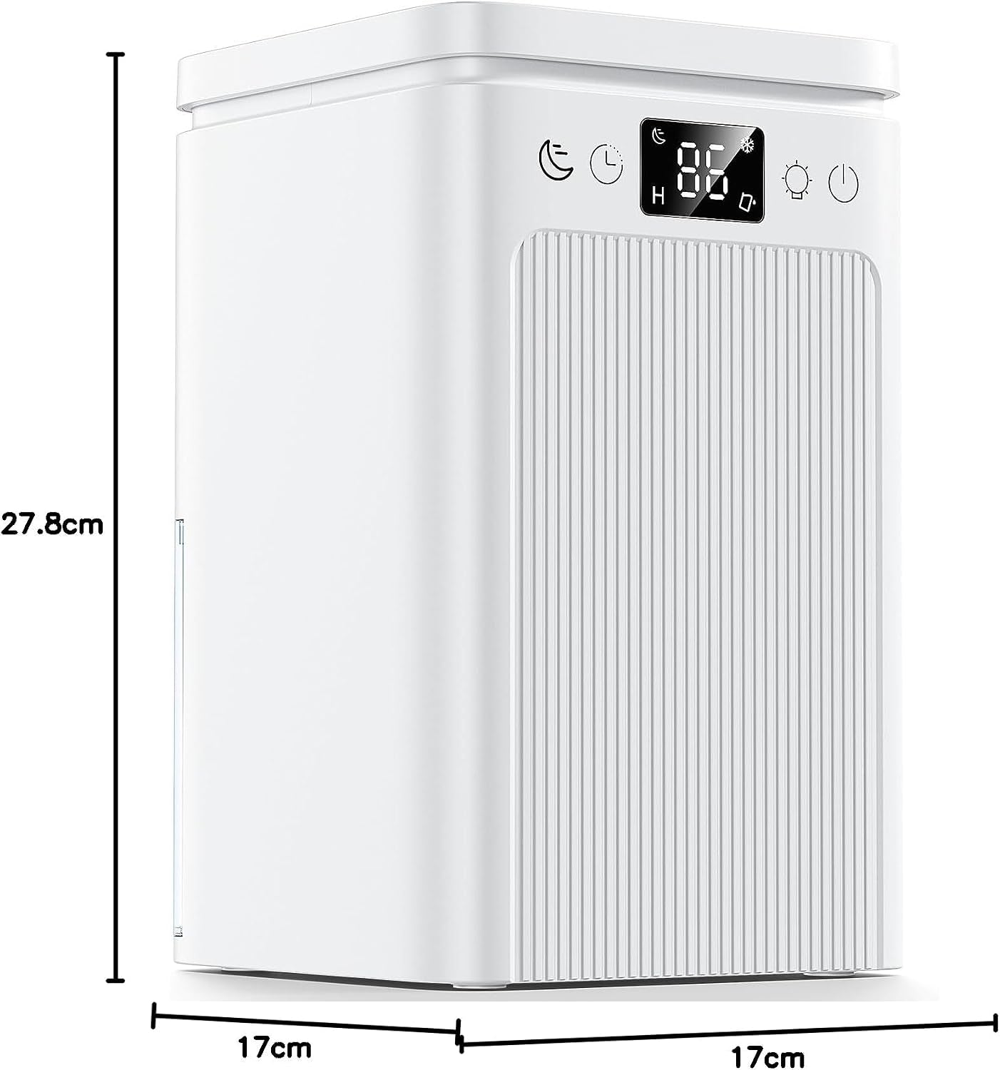 HY25 Luftentfeuchter, 2,2 l, elektrisch, tragbar, automatische Abschaltung, Timer 6/8/10 Stunden