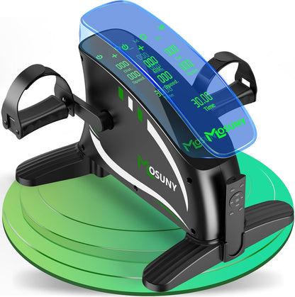 Mosuny Mini-Heimtrainer, Elektrischer  mit 15 einstellbaren Geschwindigkeiten,Fernbedienung