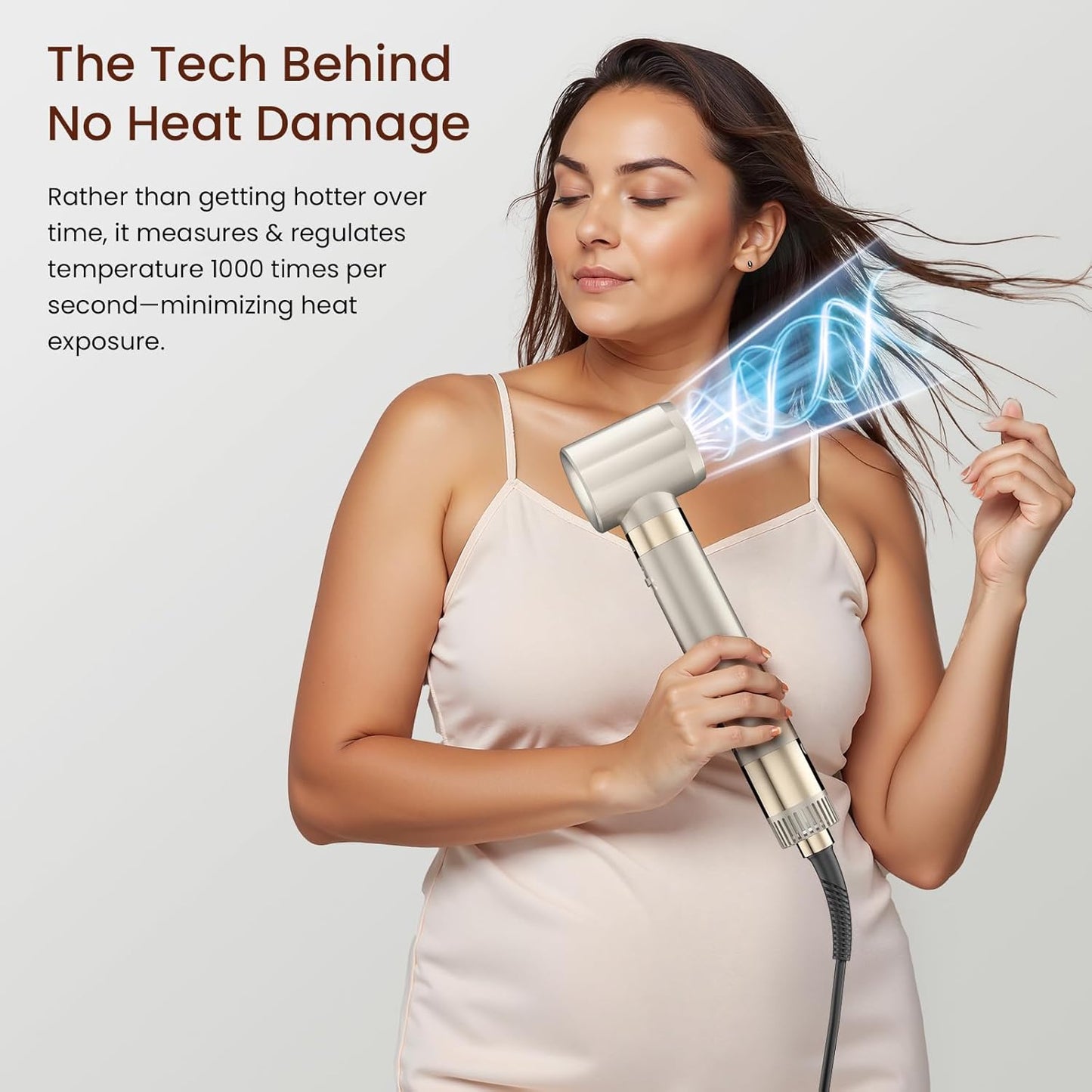 MESCOMB 5 in 1 Airstyler & Hairstyler Set Ionen Föhn, Auto Lockenstab & Volumenbürste