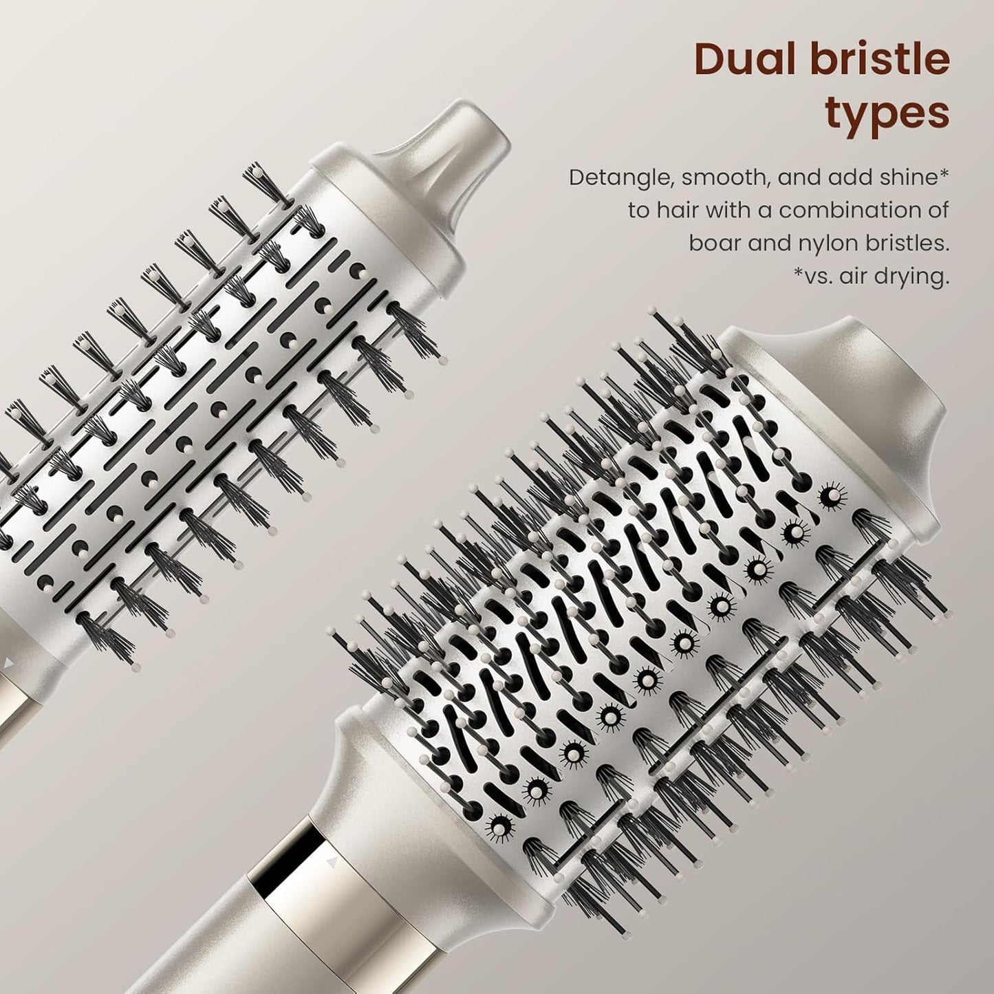 MESCOMB 5 in 1 Airstyler & Hairstyler Set Ionen Föhn, Auto Lockenstab & Volumenbürste