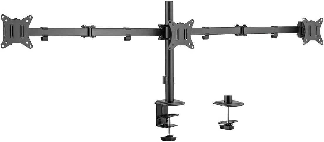 Monitor Halterung 3 Monitore Für (17–27") Longueur du bras : 658 mm