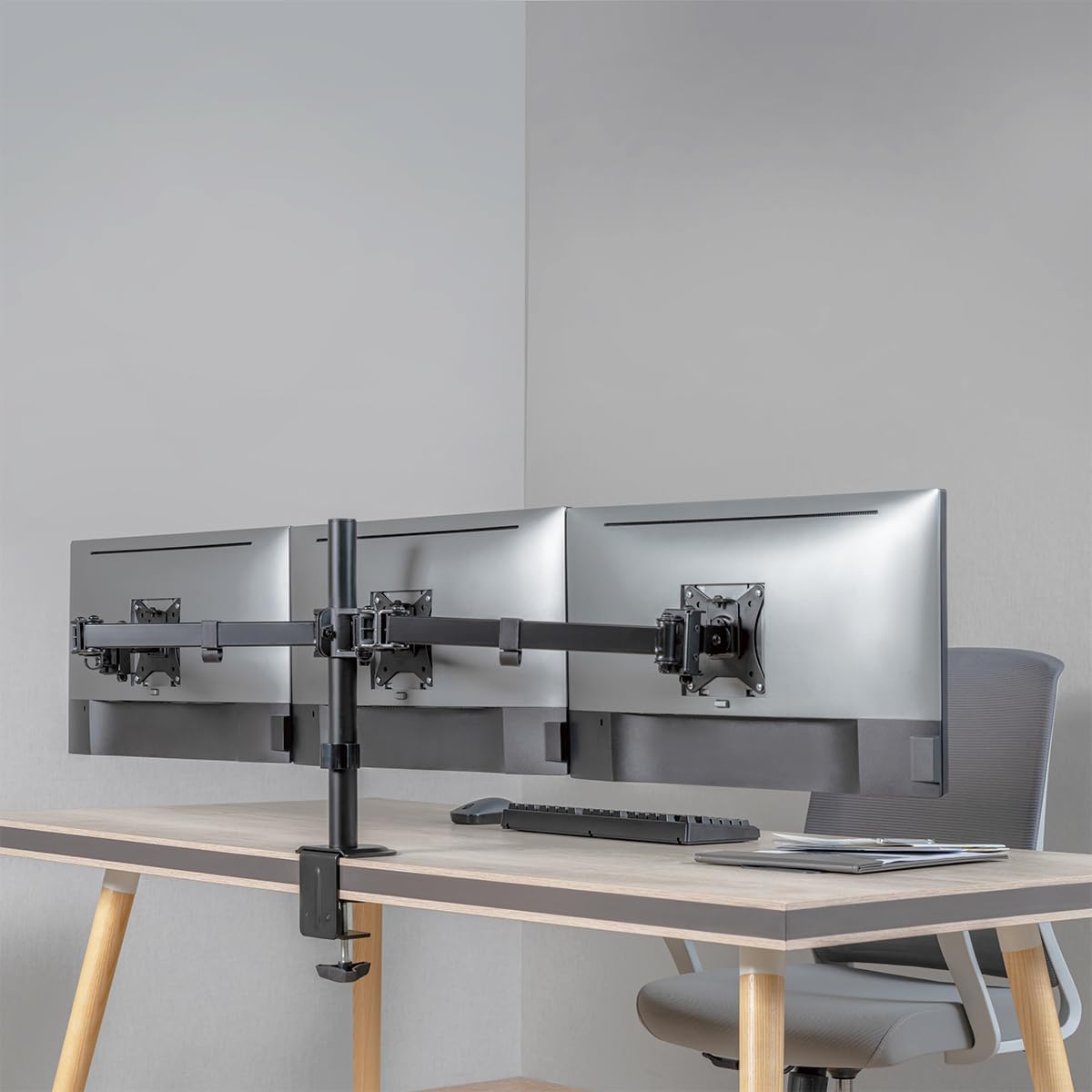 Monitor Halterung 3 Monitore Für (17–27") Longueur du bras : 658 mm