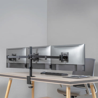 Monitor Halterung 3 Monitore Für (17–27") Longueur du bras : 658 mm