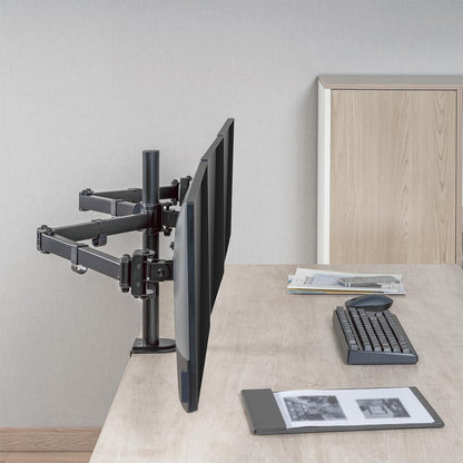 Monitor Halterung 3 Monitore Für (17–27") Longueur du bras : 658 mm