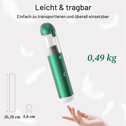 Minthouz Handstaubsauger Auto kabellos 17000Pa, 3-in-1 120W mit Gebläse & Licht, (Grün)