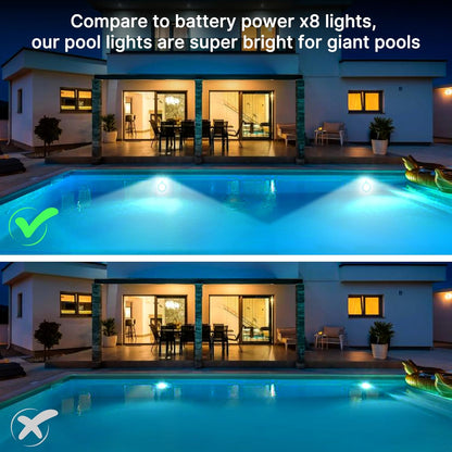 Pompe de piscine Mexllex 15 W, protection IP68, étanche, avec aimant et contrôle par application