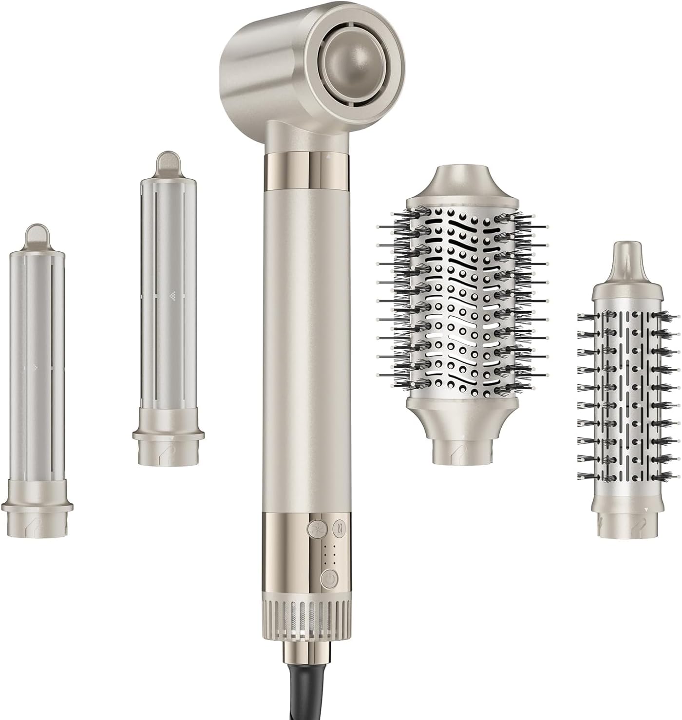 MESCOMB 5 in 1 Airstyler & Hairstyler Set Ionen Föhn, Auto Lockenstab & Volumenbürste