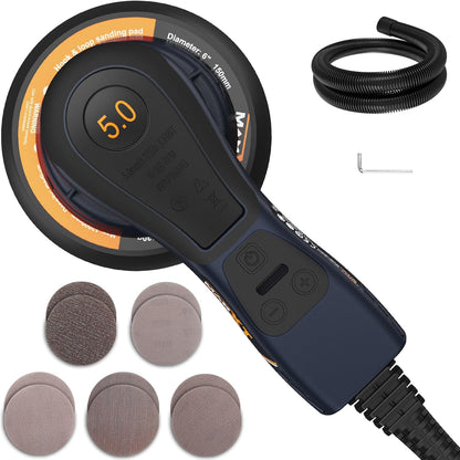 MAXXT 5,0 mm Bürstenloser Brushless Exzenterschleifer 230V  mit Dreikernverkabelung