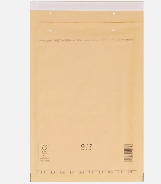 Mailmedia 100 pièces Luftpolster-Versandtaschen Airpoc, 25x35 cm, en gros pack