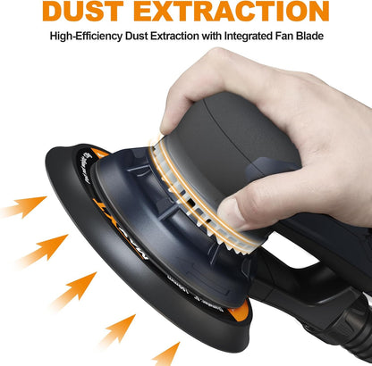MAXXT 5,0 mm Bürstenloser Brushless Exzenterschleifer 230V  mit Dreikernverkabelung