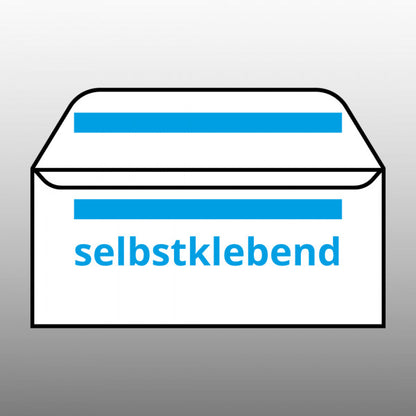 MailMedia Briefumschlag 30005397, C6, Außenfenster, selbstklebend, 75g, grau 1000 Stück