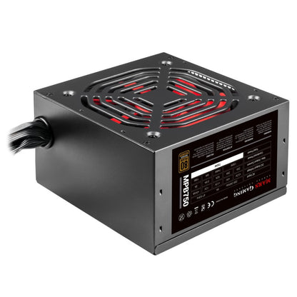 Mars Gaming MPB750 power supply 750 W 20+4 pin ATX ATX Black, Red