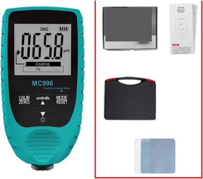 Mileseey MC996 Digitale Schichtdickenmessgeräte Digitale Beschichtung Dicke Gauge Auto Lack Detektor Farbe Dicke Meter Auto Tester Beschichtung Dicke Gauge for Auto Leicht ablesbares Display(MC996)