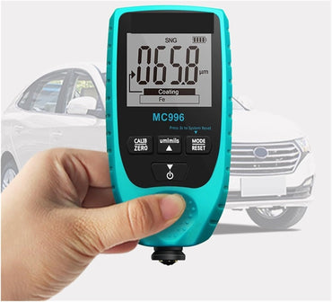 Mileseey MC996 Digitale Schichtdickenmessgeräte Digitale Beschichtung Dicke Gauge Auto Lack Detektor Farbe Dicke Meter Auto Tester Beschichtung Dicke Gauge for Auto Leicht ablesbares Display(MC996)