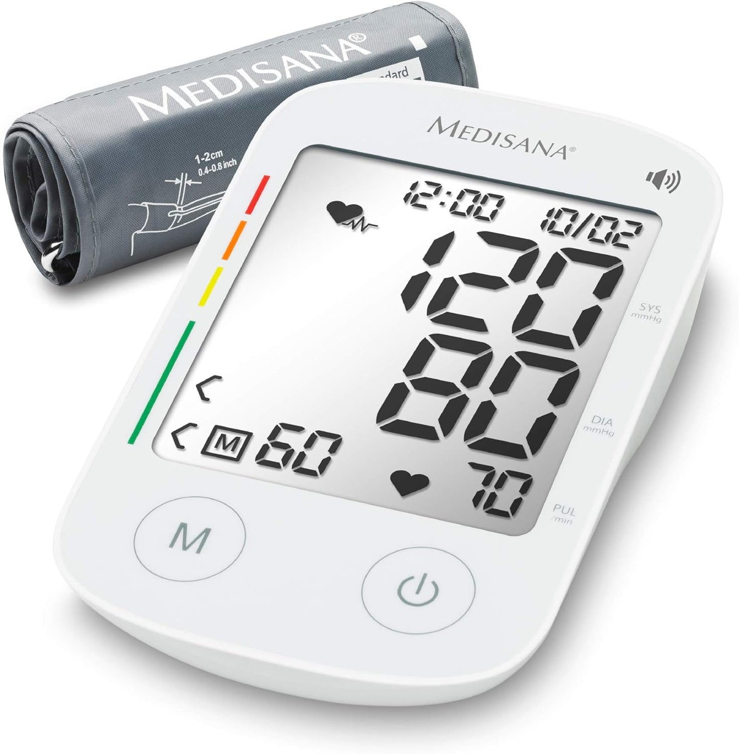 medisana BU 535 Voice Oberarm-Blutdruckmessgerät, Blutdruck und Pulsmessung