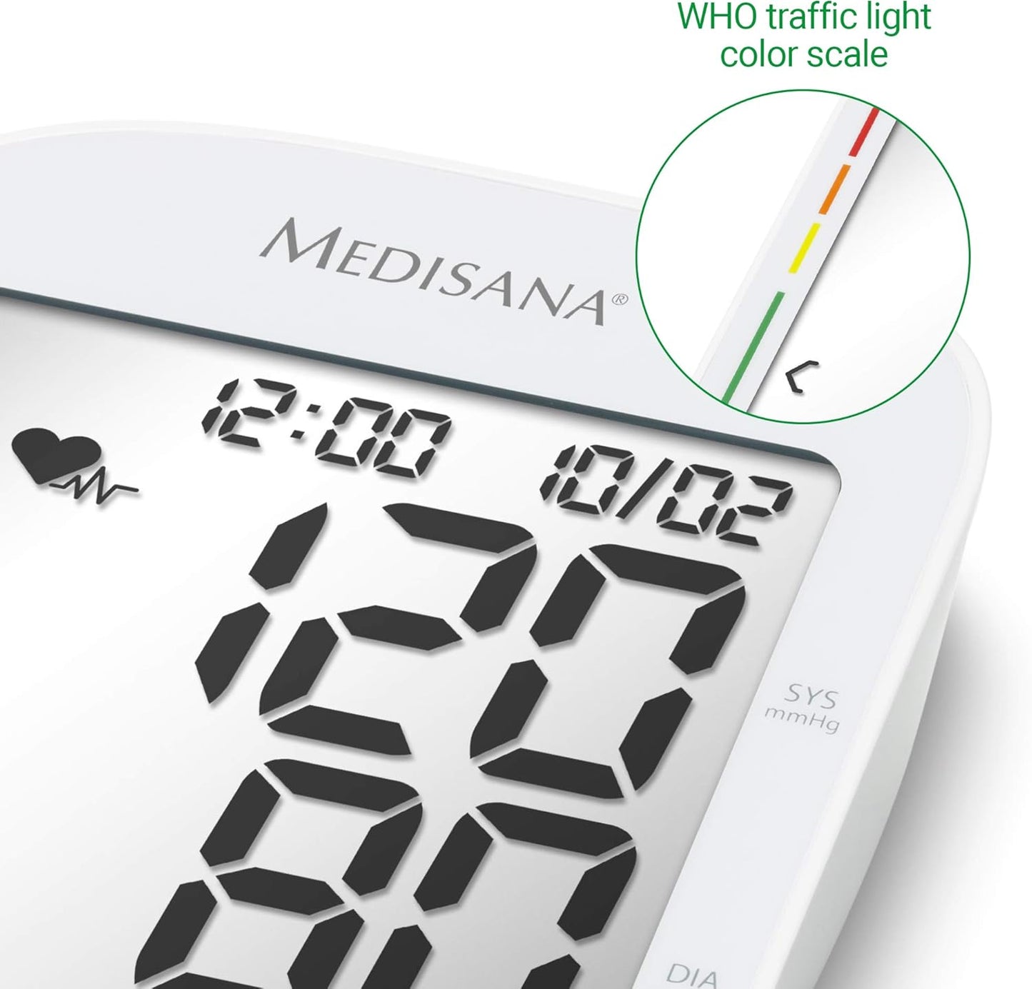 medisana BU 535 Voice Oberarm-Blutdruckmessgerät, Blutdruck und Pulsmessung