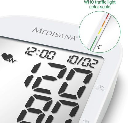 medisana BU 535 Voice Oberarm-Blutdruckmessgerät, Blutdruck und Pulsmessung