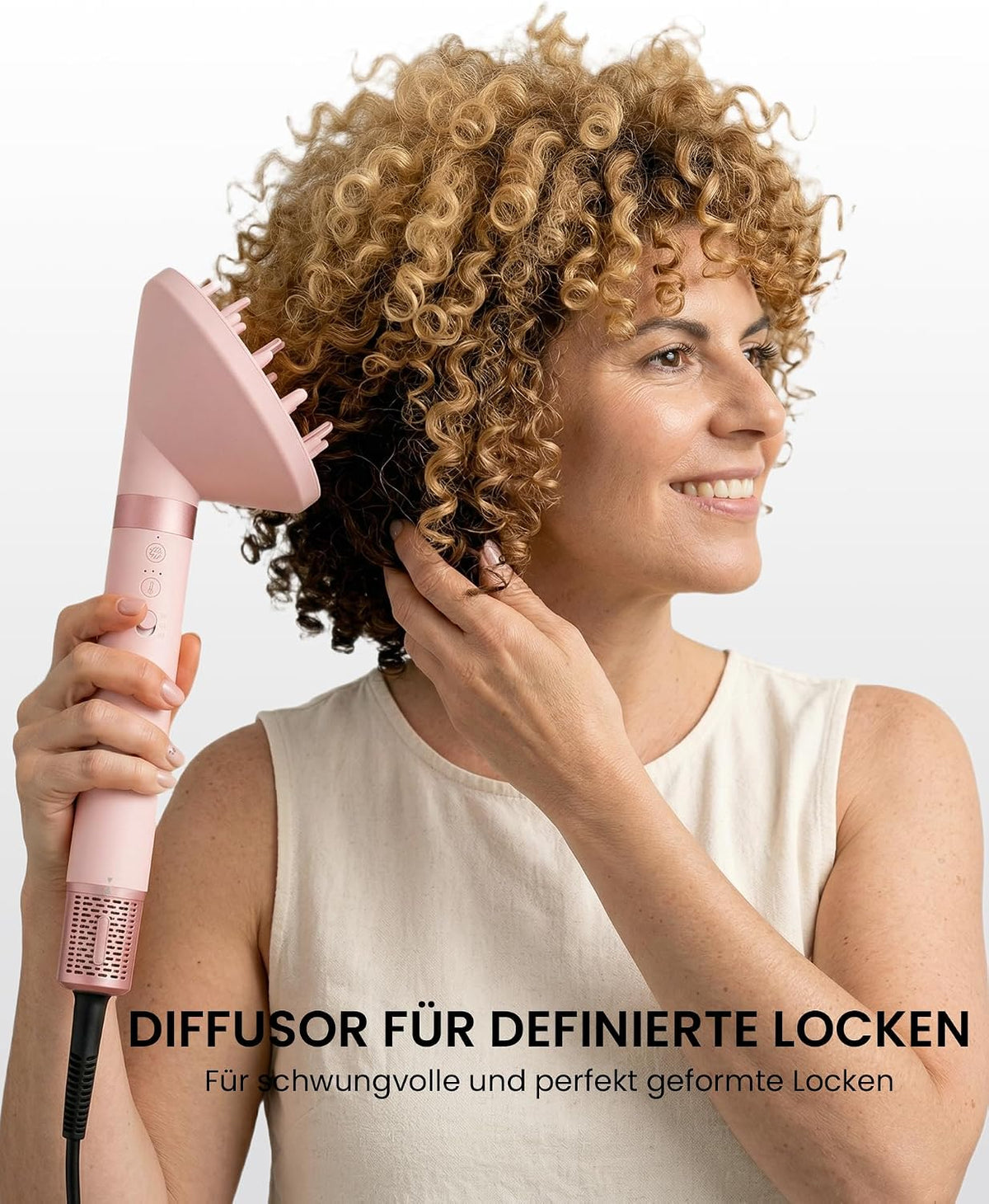 MESCOMB 6-in-1 Airstyler, Hairstyler mit Auto-Wrap Lockenstab & Föhnbürste 110.000 U/min Ionen