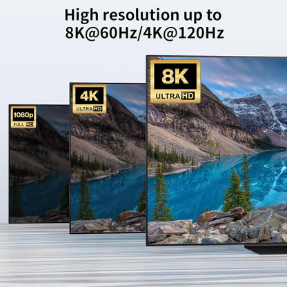 MLEEDA USB C Switch 2 PC 8K@60Hz 4K@120Hz,2 in 1 out USB-C Switch
