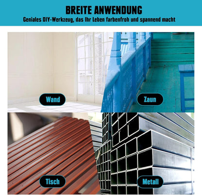 Mellif Akku Farbsprühsystem für Makita Akku 18V,(Ohne Akku) Förderleistung 1000 ml/min, 800 ml Behälter, mit 3 Düsen