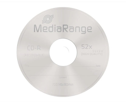 MEDIARANGE MR204 - CD-R - 700 Mo - 100 pièces - 80 min - 52x - Tortenschachtel