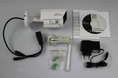 Media Tech MT4052 WLAN IP-Überwachungskamera, HD 720p, Outdoor, IR-Nachtsicht, Mobil- & PC-Steuerung,
