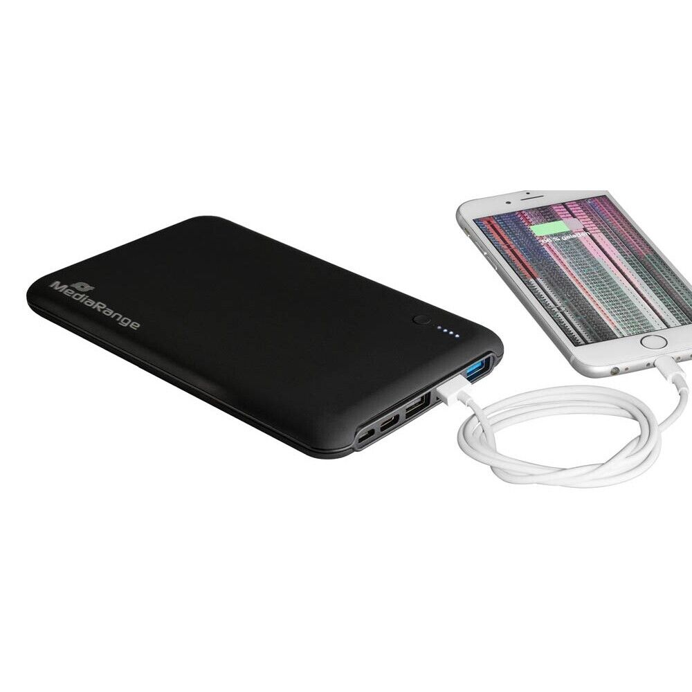 Batterie externe MediaRange MR754 25 000 mAh noire