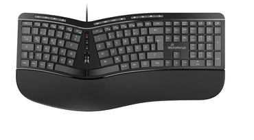 Écran tactile ergonomique de la gamme Media MROS120 avec câble QWERTZ