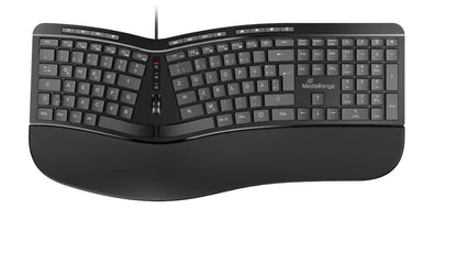 Écran tactile ergonomique de la gamme Media MROS120 avec câble QWERTZ
