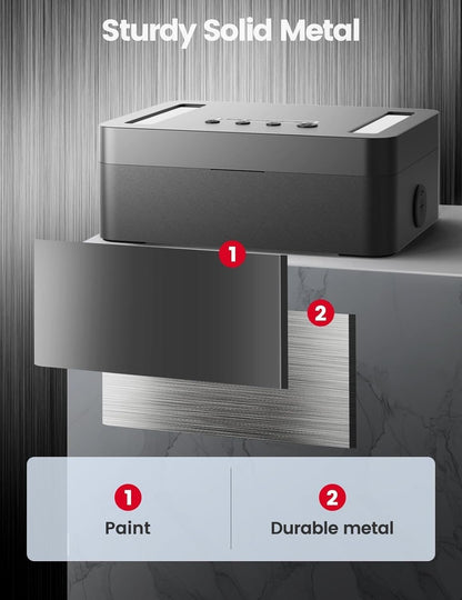 Metall-Zeitschlossbox, Telefonschlossbox mit Timer-Safe Behälter,elektronisches