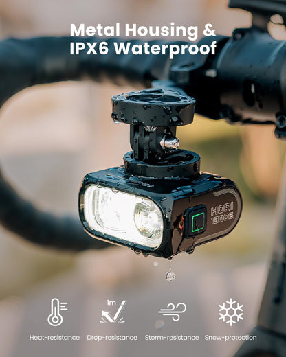Magicshine Hori 1300S Fahrradlampe – Schwarz