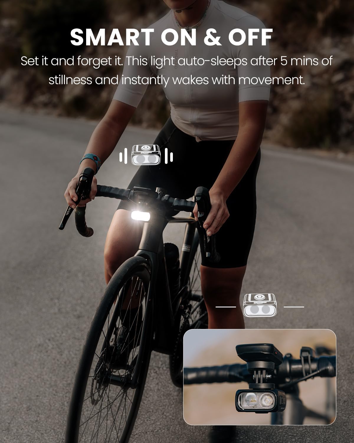 Magicshine Hori 1300S Fahrradlampe – Schwarz