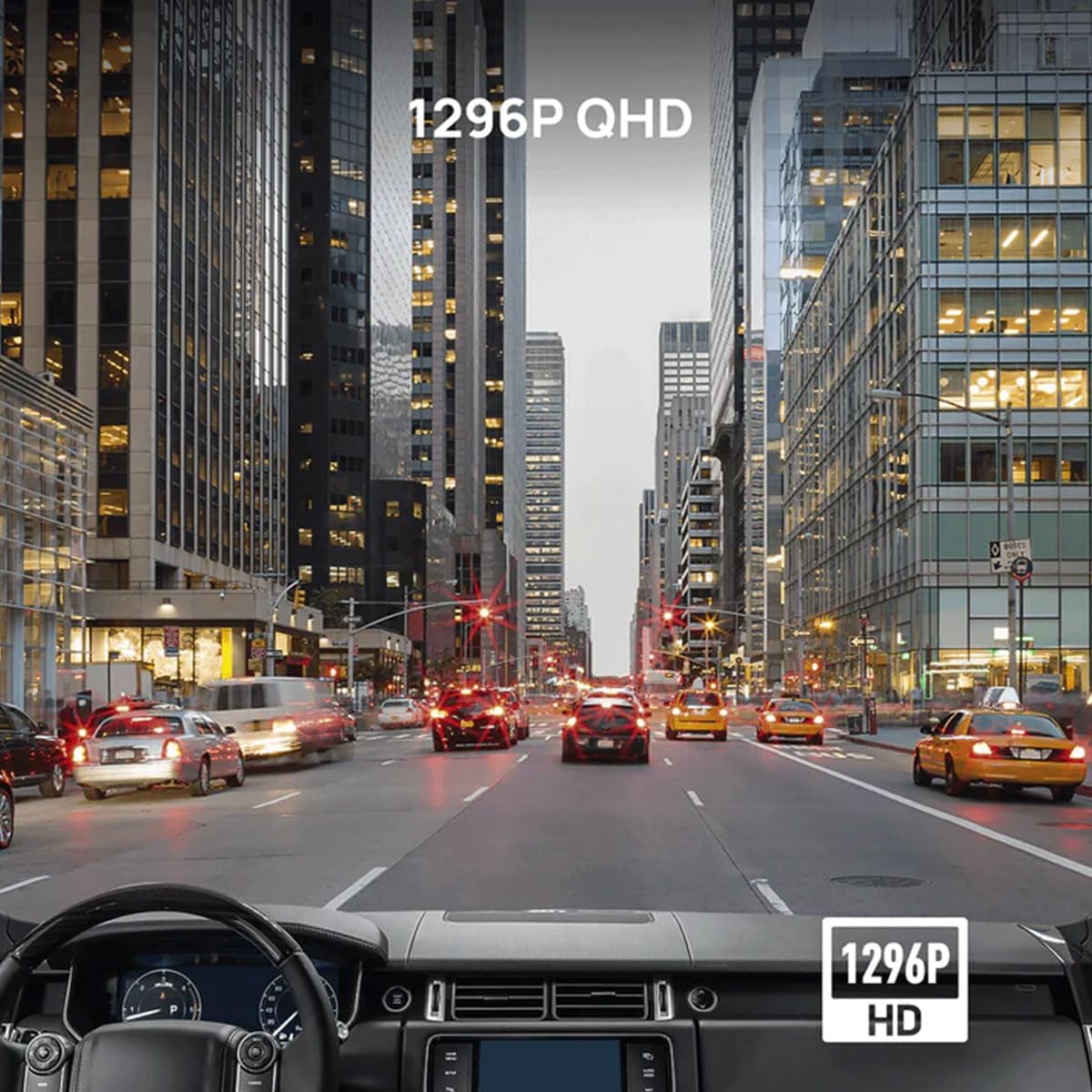 70mai M300 1296P QHD Dashcam, Autokamera | 140° | WiFi-Kamera | Autokamera