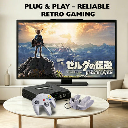 Miadore Classic Wired N64 Controller, Retro N64 Remote Joystick Grau (2er-Pack)