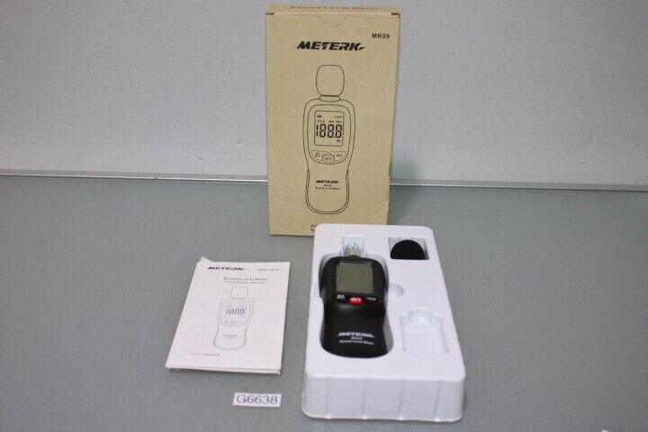 Meterk mk09 Sonomètre E 2451 Numérique Schallpegelmessgerät