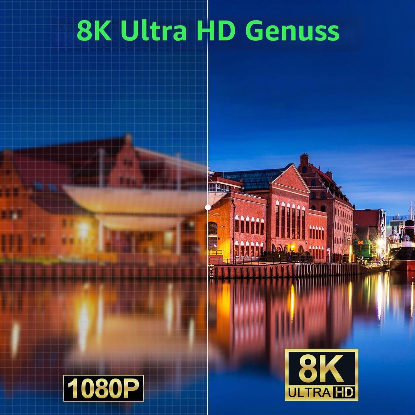 KVM Switch 2 PC 3 Monitore HDMI+2 Displayport 8K@60Hz 4K@144Hz,