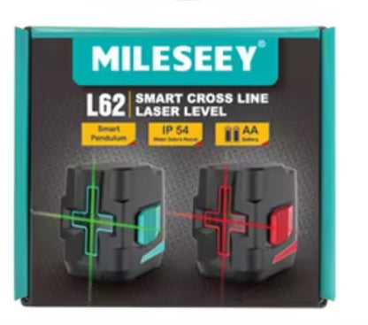 Mileseey L62 Smart Kreuzlinienlaser 2-Linien-Levellaser, laser auto-nivelant