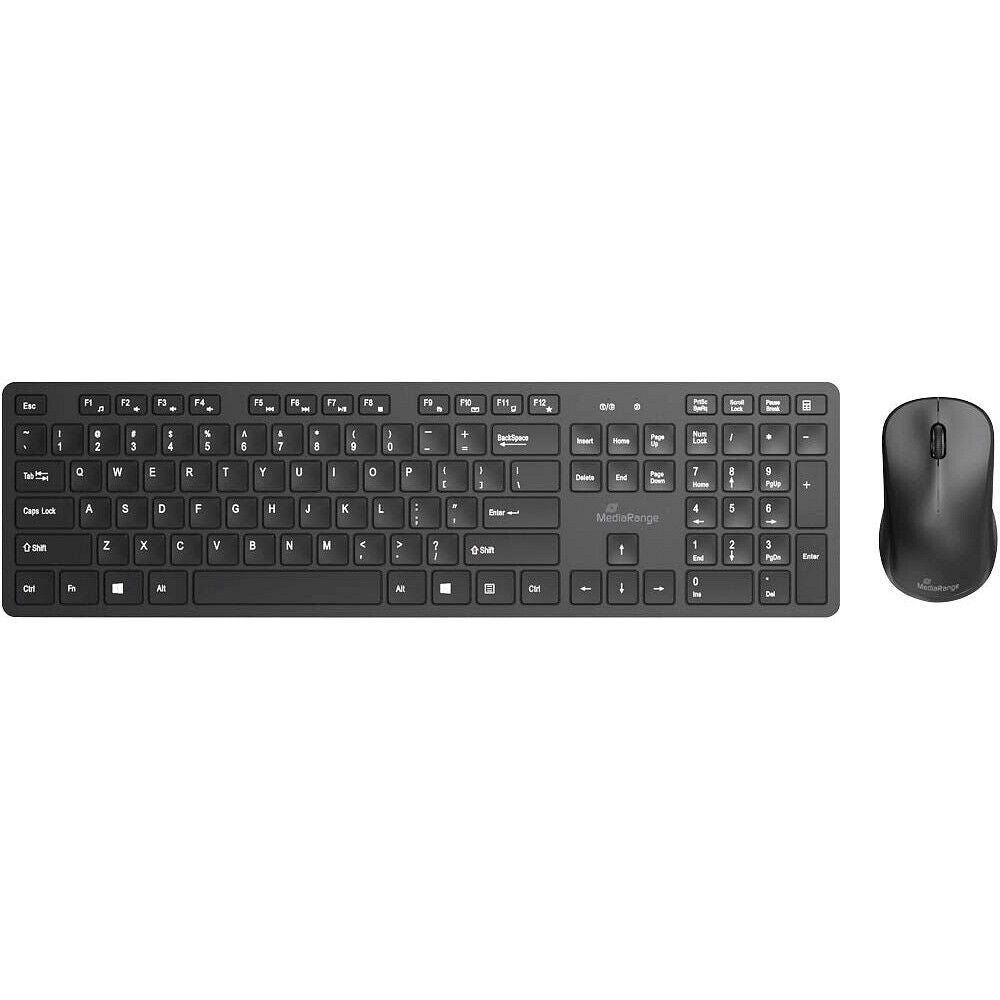MediaRange Tastatur+Maus MROS107 Sans fil noir
