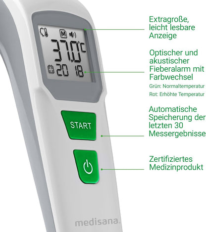 medisana TM 762 Thermomètre multifonction infrarouge berührungslos Fiebermesser