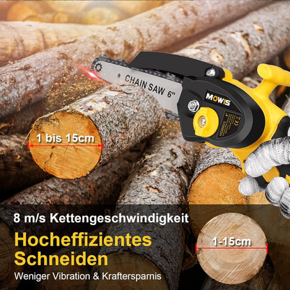 MOWIS Mini chargeurs avec batterie, câbles de 6 pouces, chargeurs manuels avec 2,0 Ah, 2 batteries pour le bricolage des outils de bricolage, des chargeurs et des sacs de transport